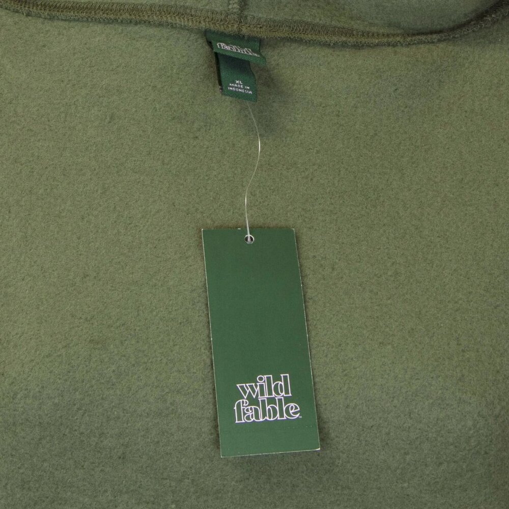 Wild Fable Olive Green Cropped Hoodie Sweatshirt. Size Small - Picture 4 of 4